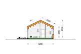 Blockbohlenhaus NICOLE S (Isoliert, 66 mm + Holzverschalung), 66 m² specification 6