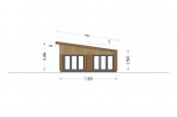 Holzwohnhaus ZOE (Extra Isoliert, 44 mm + Holzverschalung), 110 m² specification 2