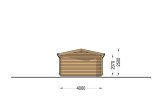 Holzgarage CLASSIC (34 mm), 4x6 m, 24 m² specification 4