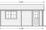 Holzgarage (44 mm) 3.6 x 5.4, 20 m² specification 3