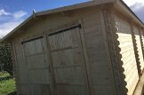 Holzgarage CLASSIC (44 mm), 4x7.5 m, 30 m² customer 2