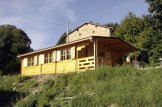 Blockbohlenhaus mit Terrasse HYMER (Isoliert, 44+44 mm), 42 m² + 10 m² customer 1