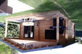 Gartenhaus aus Holz CAMILA (34 mm), 6x6 m, 36 m² customer 2