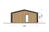Blockbohlenhaus ANGELA (44 mm + Holzverschalung), 43 m² specification 5