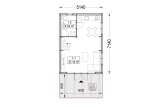 Blockbohlenhaus ALINA (34 mm + Holzverschalung), 46 m² specification 1