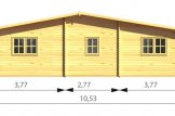 Blockbohlenhaus FILL (120 mm), 60 m² specification 2