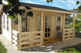 Gartenhaus ROYAL (44 mm) 5x5 m, 25 m² customer 1