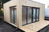 Gartenbüro PREMIUM (Extra Isoliert, 34 mm + Holzverschalung), 5x4 m, 20 m² customer 1