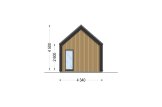 Schlüsselfertiges Holzhaus zum Wohnen, ADALINE RV (Isoliert, KfW 55), 42 m² specification 5
