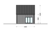 Kleines Holzhaus zum Wohnen SELIA RV (Isoliert, KfW55), 44 m² specification 6
