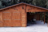 Holzgarage mit Carport (44 mm) 4x6 m + 3x6 m (Carport), 40 m² customer 3