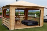 Gartenpavillon FLORA (44 mm), 3x3 m, 9 m² customer 2