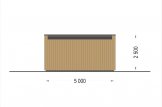 Holzgarage mit Flachdach STELA F (Elementbauweise), 5x6 m, 30 m² specification 4