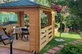 Gartenpavillon FLORA (44 mm), 3x3 m, 9 m² customer 1