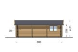Doppelgarage aus Holz CLASSIC DUO (44 mm), 6x8 m, 48 m² specification 5