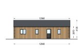 Blockbohlenhaus NICOLE S (Isoliert, 66 mm + Holzverschalung), 66 m² specification 4