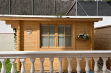 Gartenhaus aus Holz DREUX (44 mm), 4x3 m, 12 m² customer 3