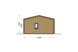 Schlüsselfertiges Holzhaus zum Wohnen NICOLE RV (Isoliert, KfW55), 67 m² specification 3