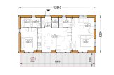 Holzhaus zum Wohnen NICOLE RV (Isoliert, KfW55), 68 m² specification 1