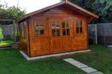Gartenhaus aus Holz OLYMP (Isoliert, 34+34 mm), 4x3 m, 12 m² customer 2
