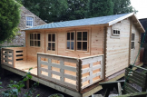 Blockbohlenhaus ALTURA (44 mm) 31 m² customer 1