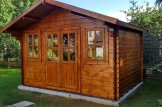Gartenhaus aus Holz OLYMP (Isoliert, 34+34 mm), 4x3 m, 12 m² customer 1