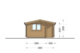 Gartenhaus aus Holz OSLO (34 mm), 5x4 m, 20 m² specification 3