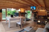 Gartenhaus aus Holz MIA (44+44 mm), 5.5x5.5 m, 30 m² customer 2
