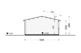 Gartenhaus aus Holz LILLE (34 mm), 5x4 m, 18 m² specification 6