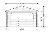Gartenpavillon (44 mm) 4x4 m, 16 m² specification 2