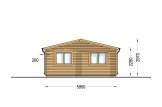 Dreifachgarage aus Holz TRIO (44 mm), 9x6 m, 54 m² specification 4