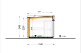Gartenhaus aus Holz AMARA mit Schuppen (Isoliert, 34 mm + Verschalung), 6x3 m, 15 m² specification 6