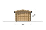 Holzgarage CLASSIC (34 mm), 3.2x5.2, 16 m² specification 2