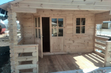 Gartenhaus SHANON (66 mm) 16 m² mit 7 m² Terrasse customer 1