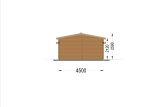 Gartenhaus aus Holz LEA S (34 mm), 30.50 m² specification 3