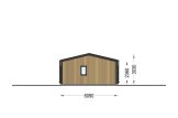 Blockbohlenhaus NICOLE (Isoliert, 44 mm + Holzverschalung), 68 m² specification 3