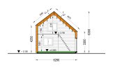 Kleines Holzhaus zum Wohnen SELIA RV (Isoliert, KfW55), 44 m² specification 7