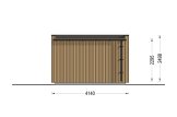 Gartenhaus aus Holz LAYLA (34 mm + Verschalung), 4x3 m, 10 m² specification 4