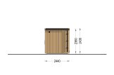 Gartensauna OKO (34 mm + Holzverschalung), 2.3x2.3 m, 4.1 m² specification 4