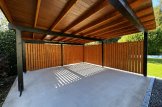 Carport aus Holz für 2 Autos mit Seitenwand LUNA DUO F, 6x6 m customer 1
