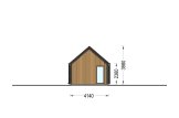 Blockbohlenhaus ADALINE (34 mm + Holzverschalung ), 50 m² specification 3