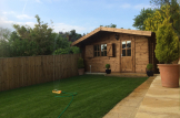 Gartenhaus NINA (44 mm) 6x6 m, 36 m² customer 2