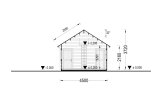 Blockbohlenhaus mit Schlafboden SCOOT S (34+34 mm), 27 m² + 9 m² specification 7