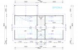 Blockbohlenhaus VERA (44+44 mm) 127 m² specification 2