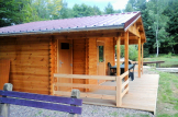 Blockbohlenhaus mit Terrasse PARIS (44 mm), 6.7x5.7 m, 21 m² + 11 m² customer 3
