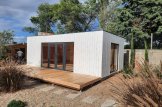 Gartenbüro PREMIUM (Extra Isoliert, 34 mm + Holzverschalung), 7x4 m, 28 m² customer 1