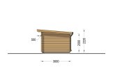 Gartenhaus aus Holz MALTA (34 mm), 3x3 m, 9 m² specification 5