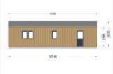 Blockbohlenhaus SELENE S (44 mm + Holzverschalung), 63 m² specification 4