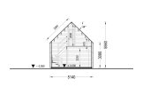 Blockbohlenhaus ALINA (34 mm + Holzverschalung), 46 m² specification 7