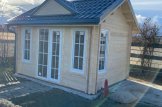 Gartenhaus aus Holz CLOCKHOUSE (Isoliert, 44+44 mm), 4x3 m, 12 m² customer 1